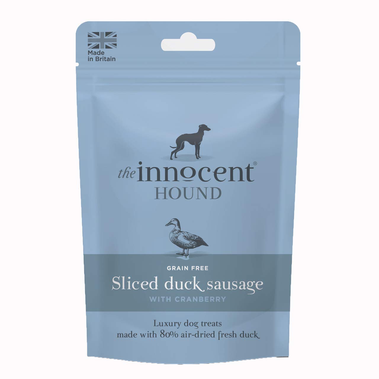The Innocent Hound - Grain Free Sliced Duck Sausages with Cranberry 70g 5