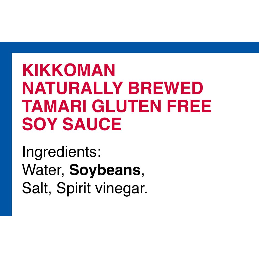 Kikkoman Tamari Gluten Free Soy Sauce 1000 ml 6