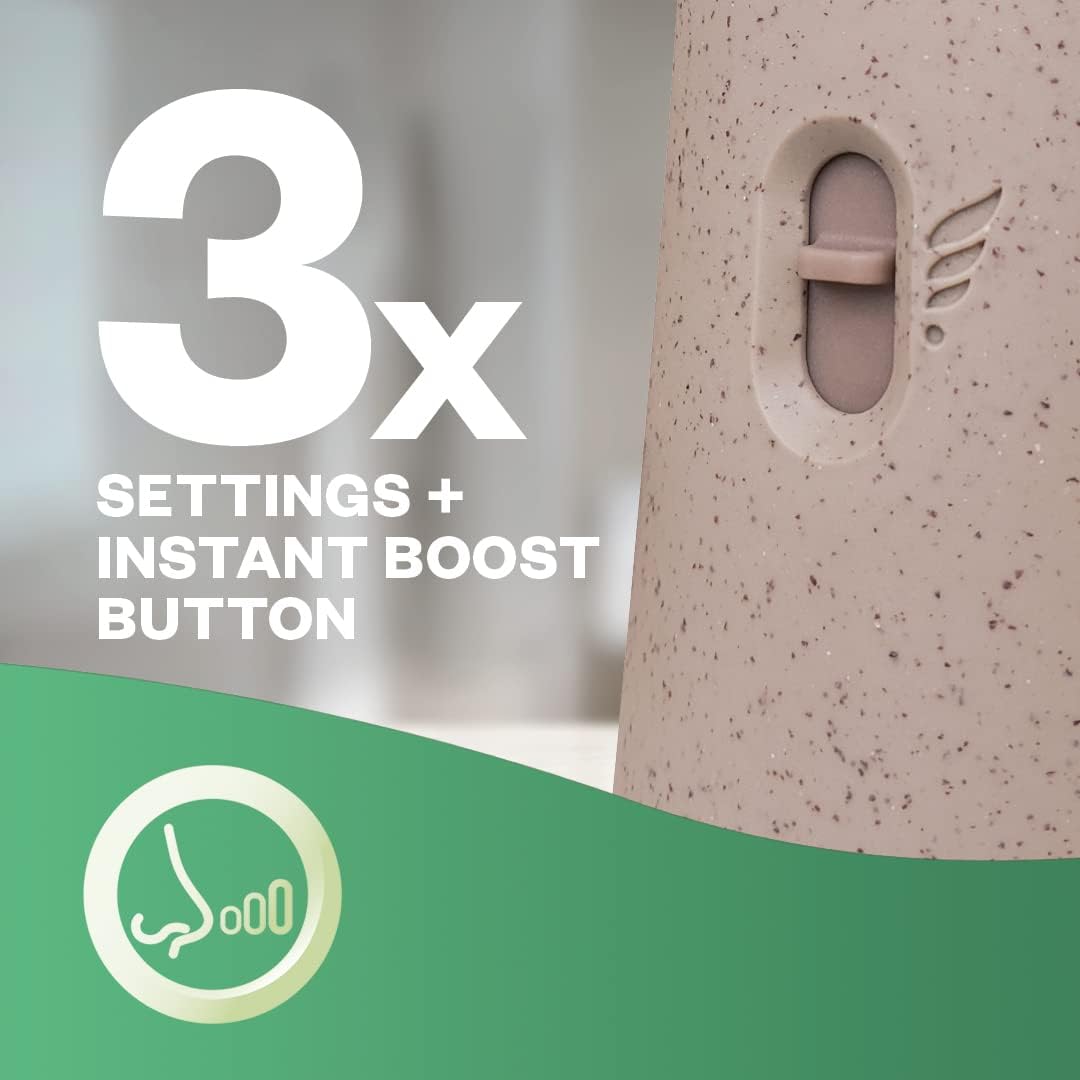 Air Wick - 24/7 Active Fresh Aerosol-Free Automatic Air Freshener Kit with Fresh Cotton Scent