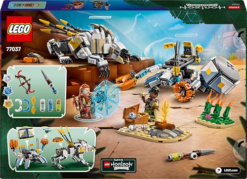 LEGO Horizon Adventures Aloy & Varl vs. Shell-Walker & Sawtooth Building Set 77037 | 768 Pieces | Ages 9+ 12