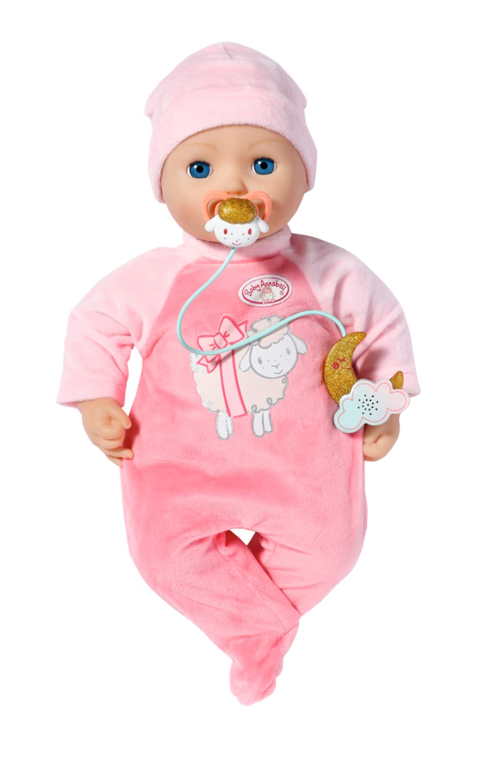 Baby Annabell Sweet Dreams Dummy 43cm - Lullaby & Light-Up Toy for Toddlers 12