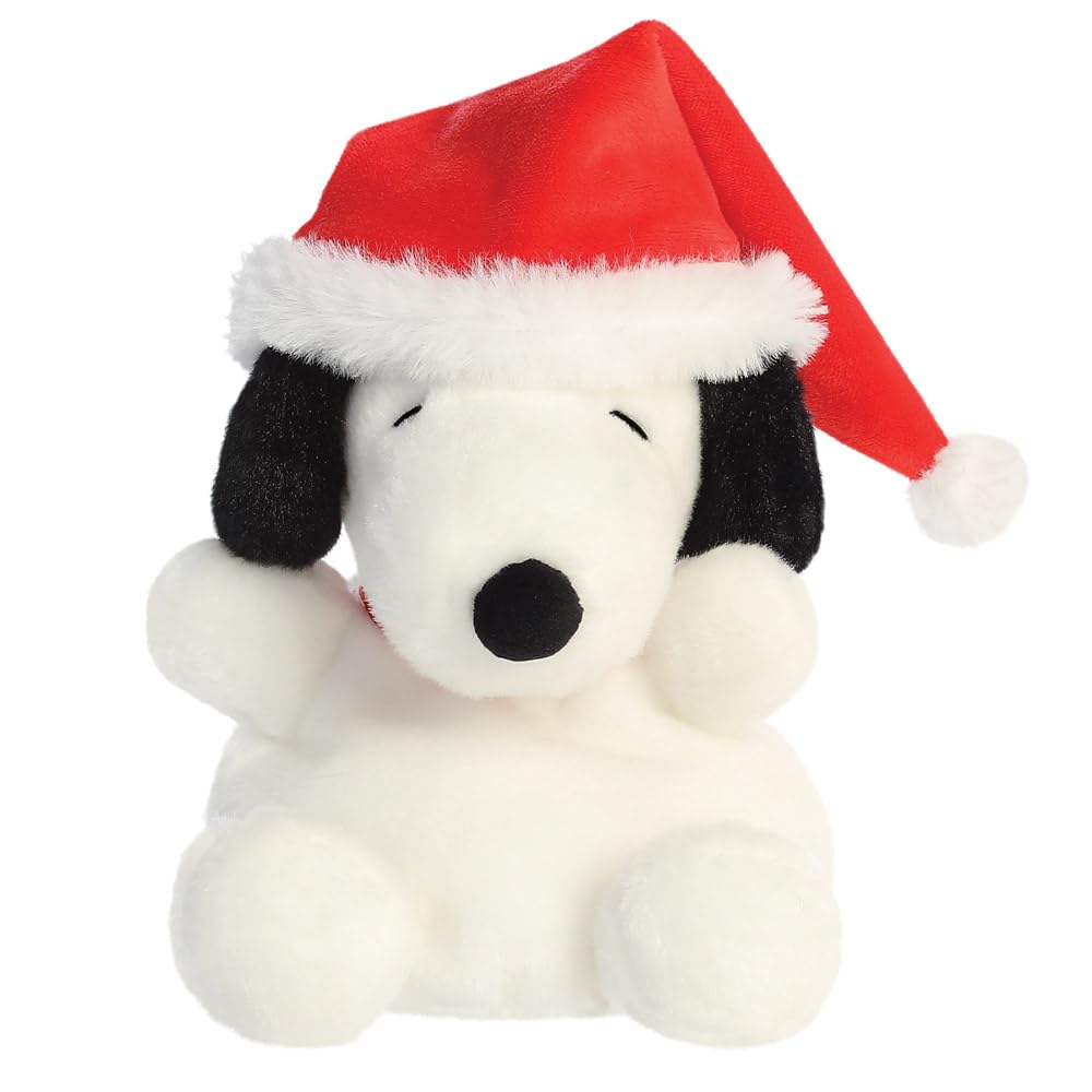 Santa Snoopy Palm Pals Plush - Soft Stuffed Animal for Kids & Collectors 3