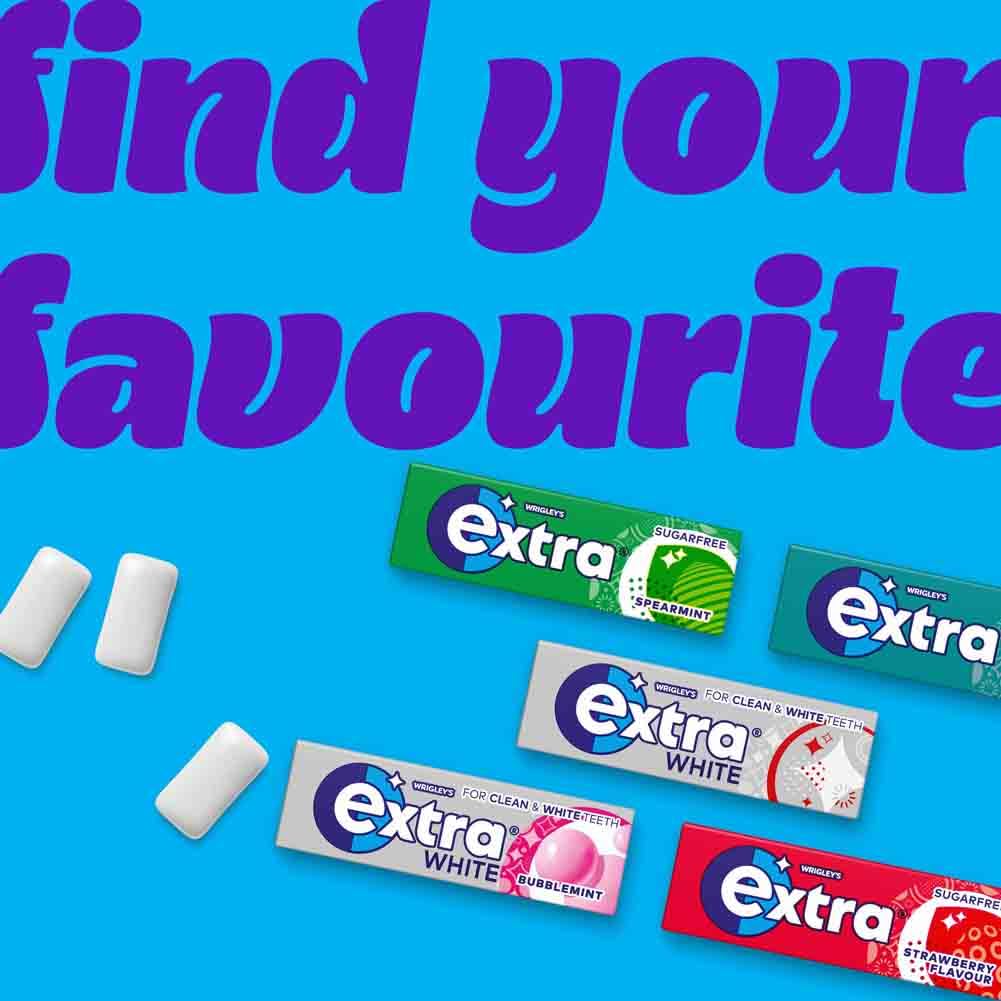 Extra Watermelon Flavour Sugarfree Chewing Gum Bottle, 46 Pieces