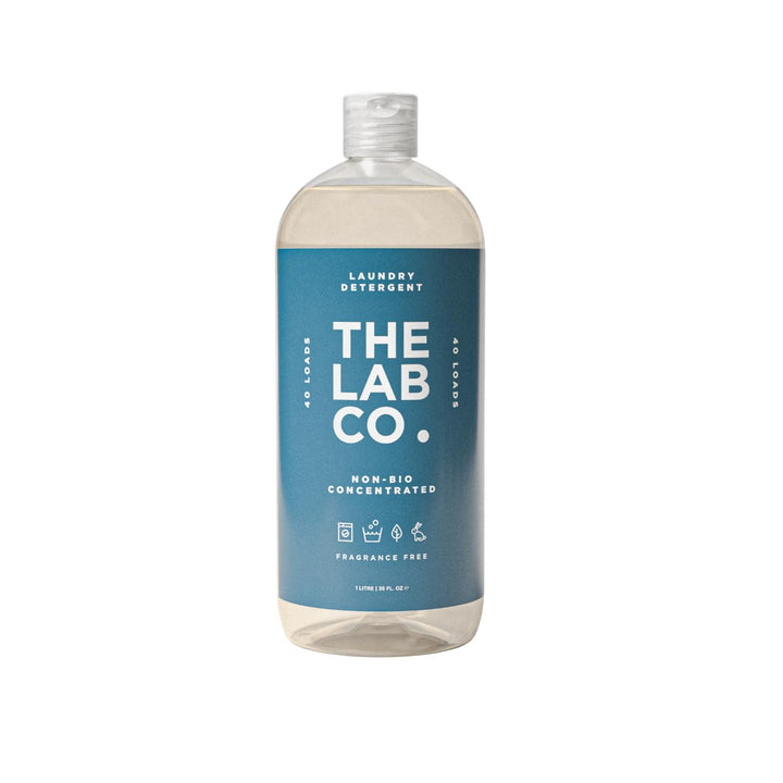 The Lab Co. - Non-Bio Concentrated Laundry Detergent, Fragrance Free, 40 Loads