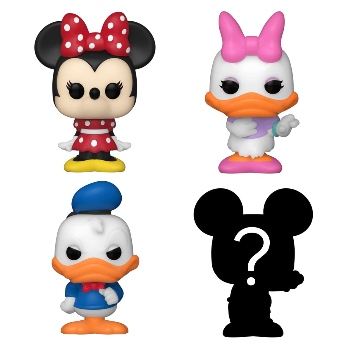 Funko Bitty POP! Disney Minnie Mouse, Daisy Duck & Donald Duck - 4-Pack