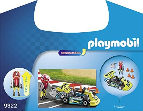 Playmobil 9322 Action Go-Kart Racer Carry Case - Portable Playset for Ages 4-10 2
