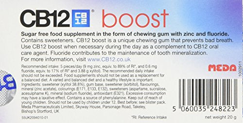 CB12 - Boost Chewing Gum (10 Pieces)