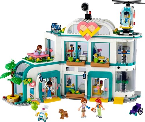 LEGO Friends Heartlake City Hospital Playset with Helicopter - 7+ Year Old Building Toy 12