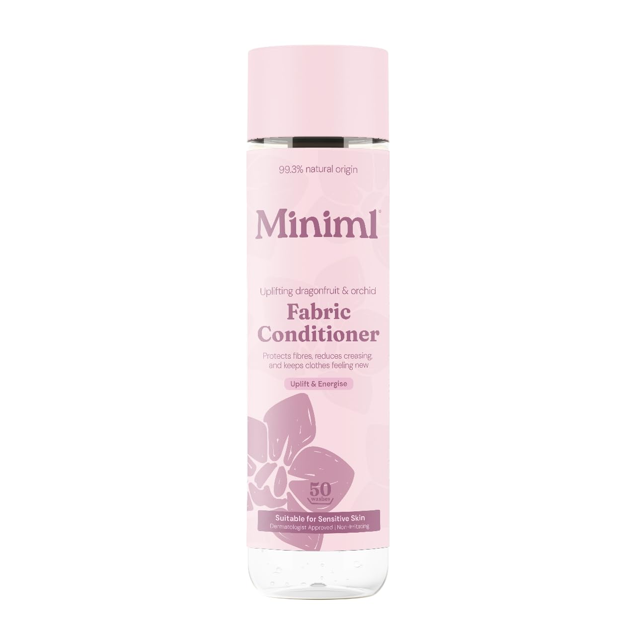Miniml Pink Dragonfruit & Orchid Fabric Softener - 1L Liquid | Plant Powered | Sensitive Skin Safe