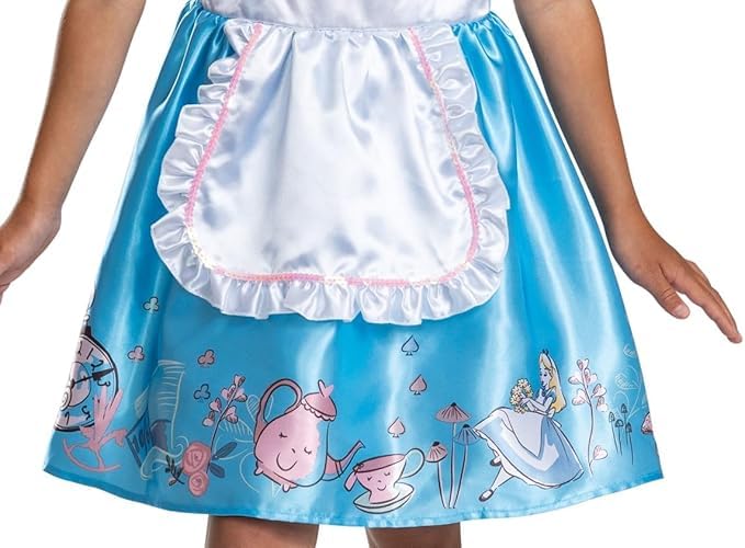 Disguise Disney Alice Classic Costume - Child M 7-8 Years