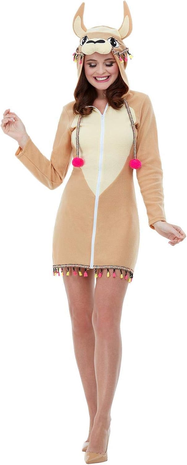 Smiffys Llama Costume - Women's One Size Fits Most (47770XS)