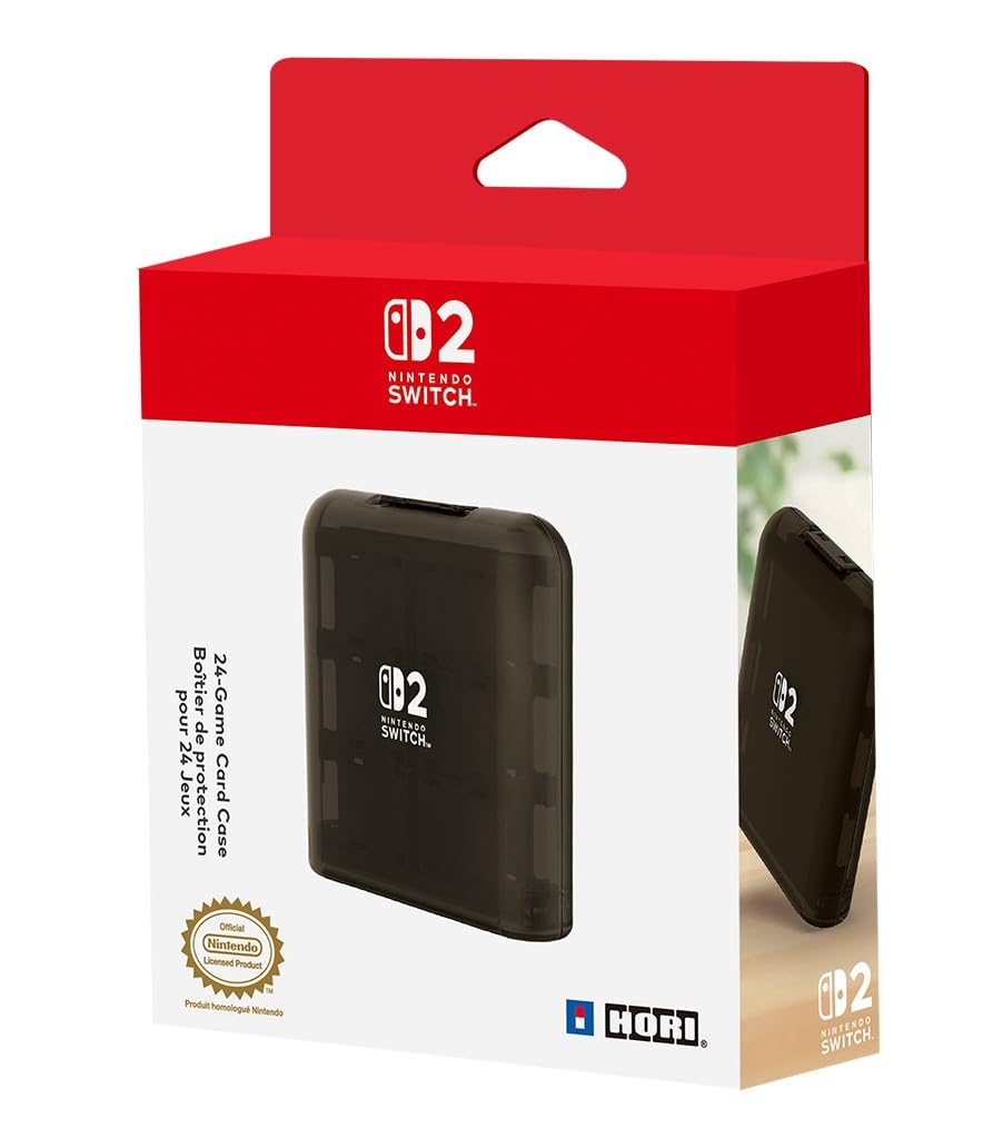 HORI 24-Game Card Case (Black) for Nintendo Switch 2 - Officially Licensed 1