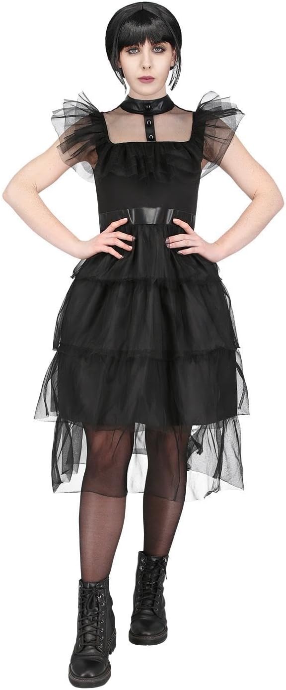 Smiffys Gothic Prom Costume Dress - Medium 1