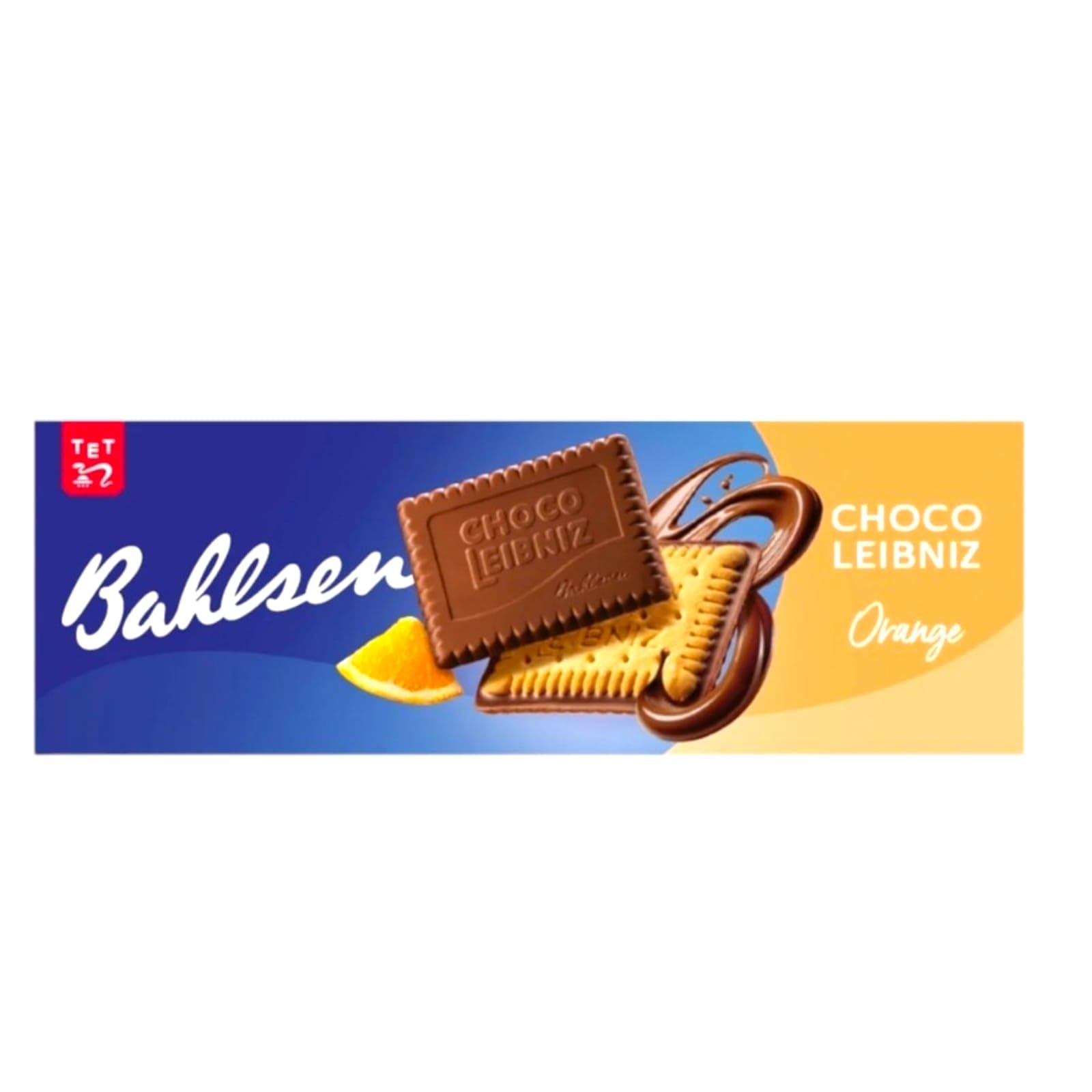 Bahlsen Choco Leibniz Orange Chocolate Biscuits - Orange Flavoured Milk Chocolate, 111g