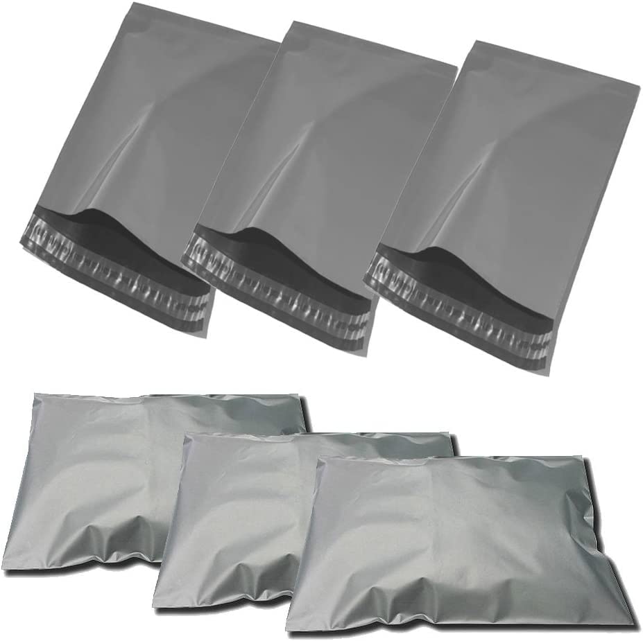 G4GADGET Grey Mailing Bags 10x14 Self Seal Parcel Postage Bags | 20 Pack