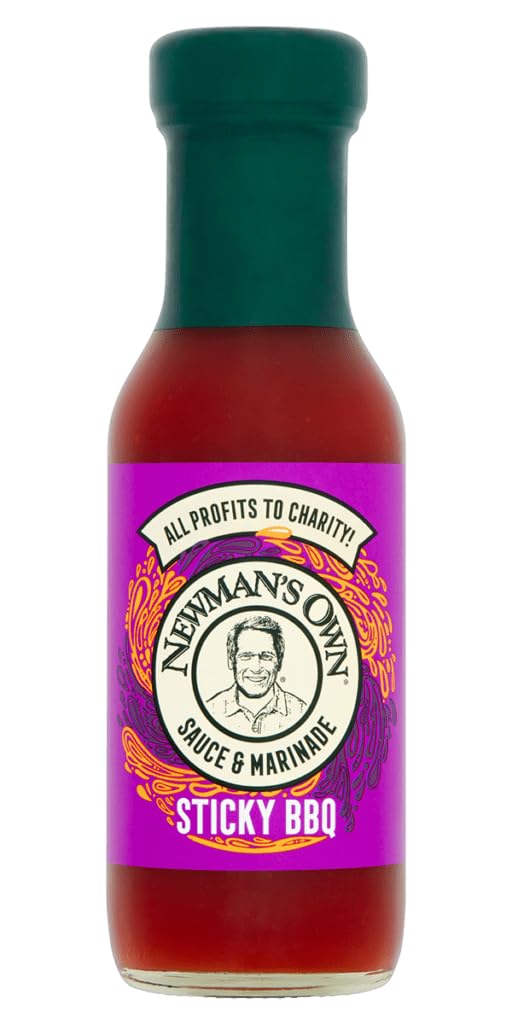Newman's Own Sticky Barbecue Marinade Sauce - Sweet & Smoky Flavor | 250ml