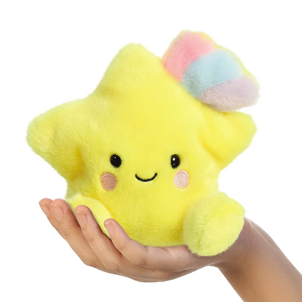 AURORA Palm Pals Pisces Shooting Star Soft Toy - Yellow, Medium, Suitable from Birth 6
