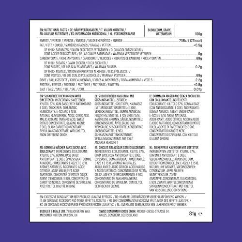 PUR Jumbo Gum - Chewing Gum (81g, Resealable Bag)