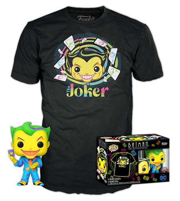 Funko Pop! & Tee DC Comics - Joker Vinyl Figure & T-Shirt Bundle (63616)