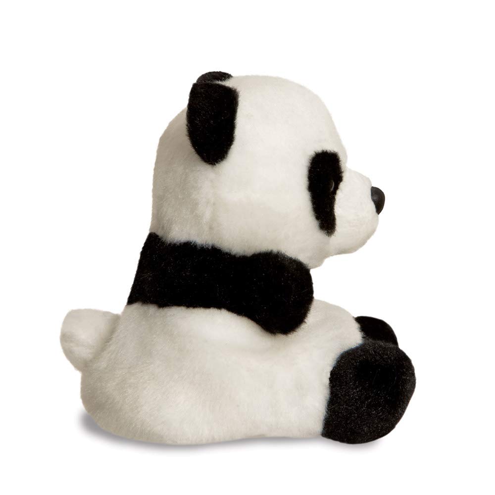 AURORA Palm Pals Bamboo Panda Soft Toy - 5 Inch | Bean Filled | Black & White 3