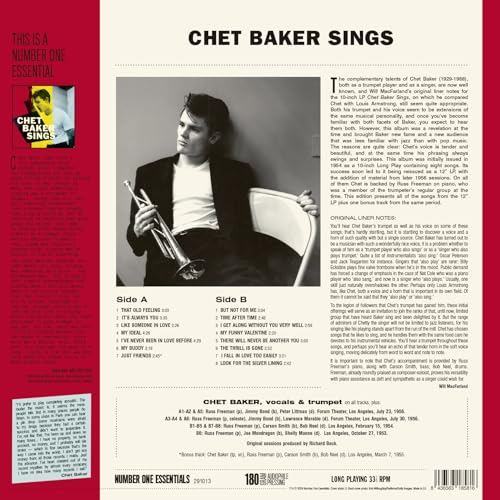 Chet Baker - Chet Baker Sings [180-Gram Limited Edition Vinyl]