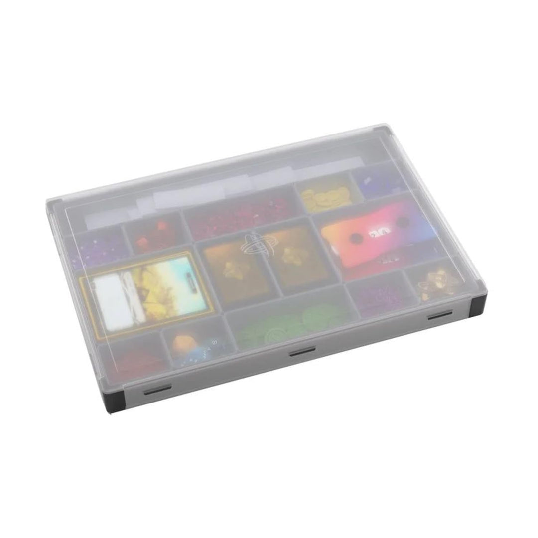 Gamegenic Token Silo XL Convertible (Black) - Stackable Token Box with 15 Removable Compartments