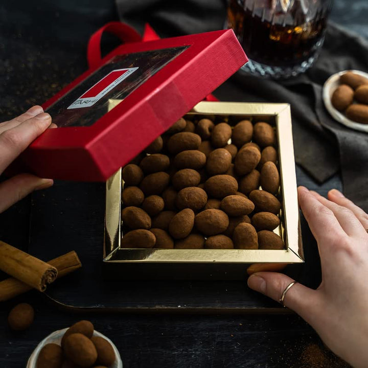 Rita Farhi Milk Chocolate Covered Brazil Nuts in Gift Box 210g