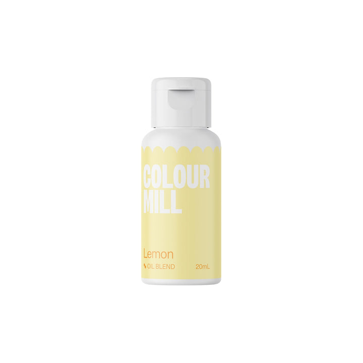 Colour Mill Oil Blend Food Colouring Lemon - 20ml Oil-Based Baking Colouring