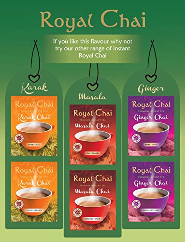Royal Chai Elaichi Premium Instant Indian Tea Sweetened - 10 Sachets