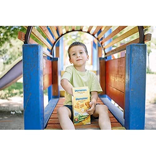 Danalac Banana Baby Biscuits 120g - Finger Food Snack for Toddlers 6+ Months