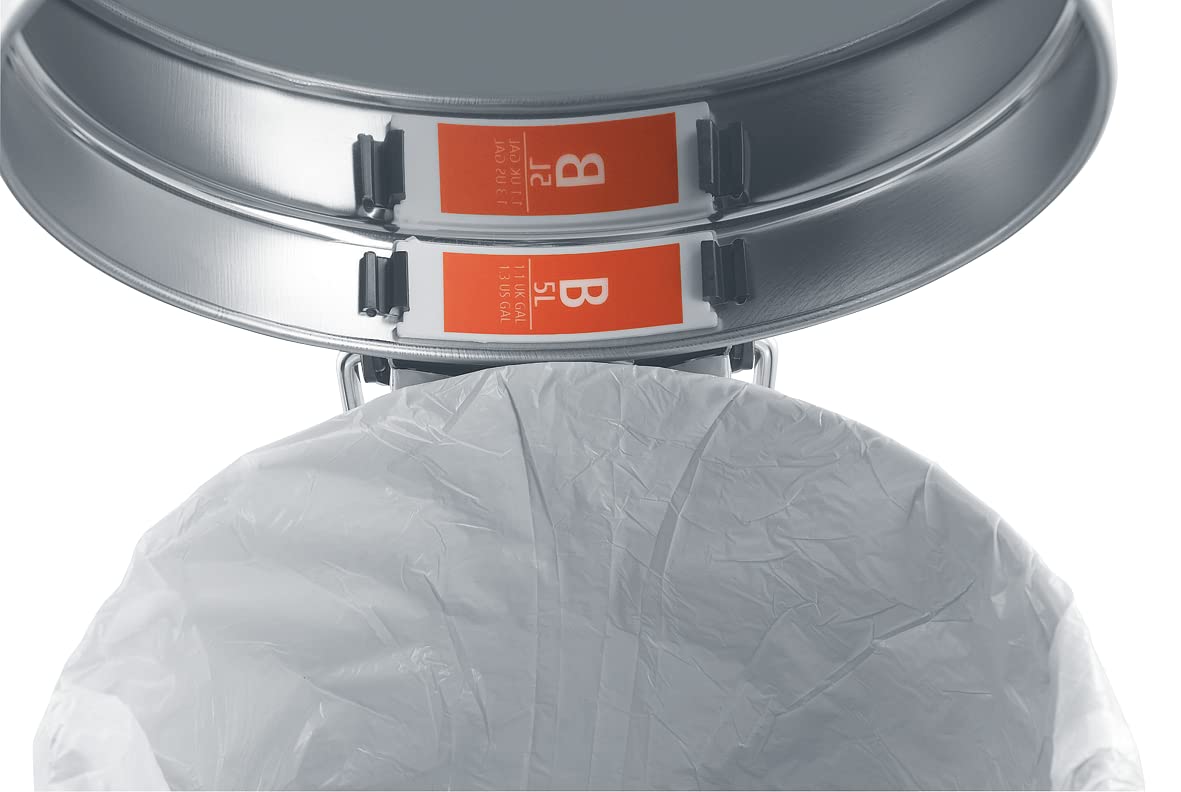 Brabantia PerfectFit Bin Liners Multipack Size B (5 Litre) Extra Strong Plastic with Tie-Tape 9