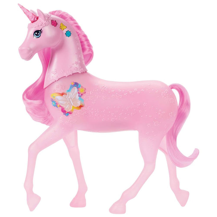 Barbie Sparkle Lights Toy Unicorn - Interactive Light & Sound Play for Kids 3+