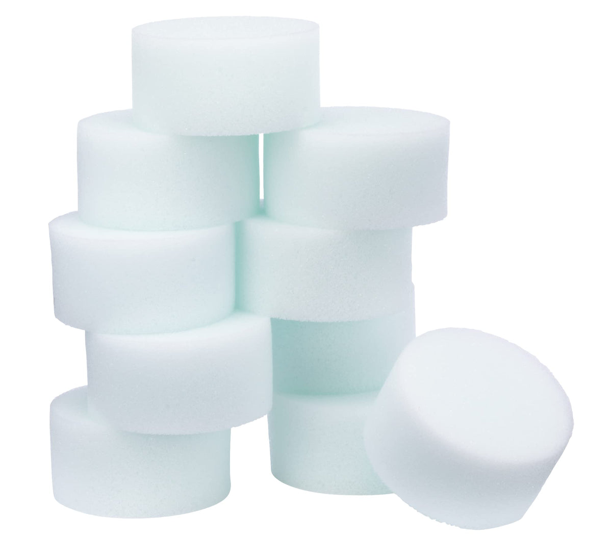 Snazaroo Face Paint High Density Foam Make-Up Sponges - 10 Pack, White