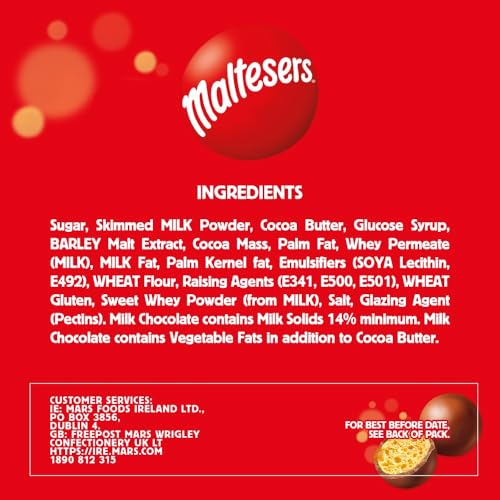 Mars - Maltesers Chocolate Box Milk Chocolate Gift 310g 7