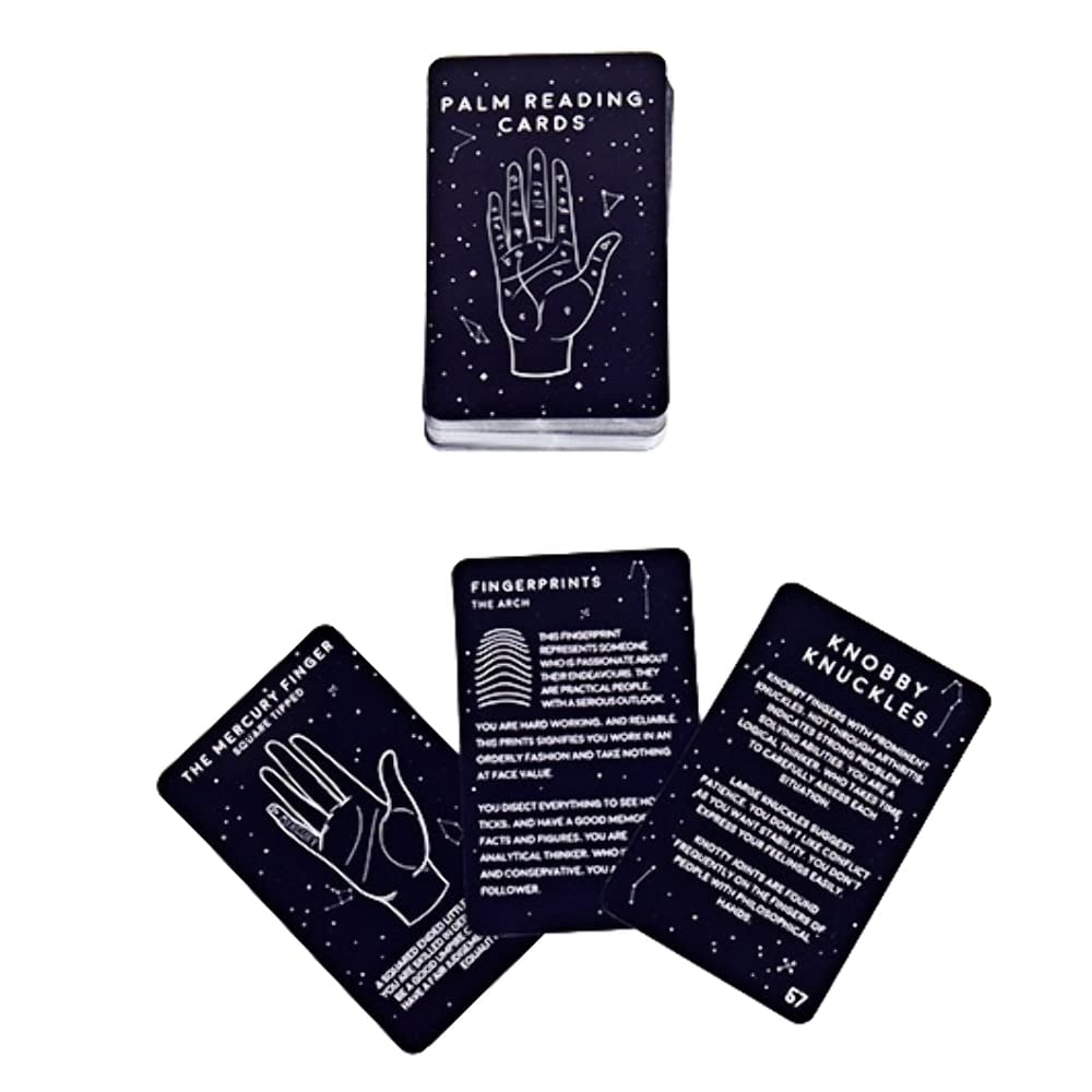 Gift Republic GR700016 Palm Reading Cards - 100-Card Divination Set for Beginners 7