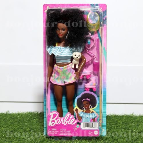 Barbie Doll with Roller Skates - Stylish Fashion Playset for Kids 3+
