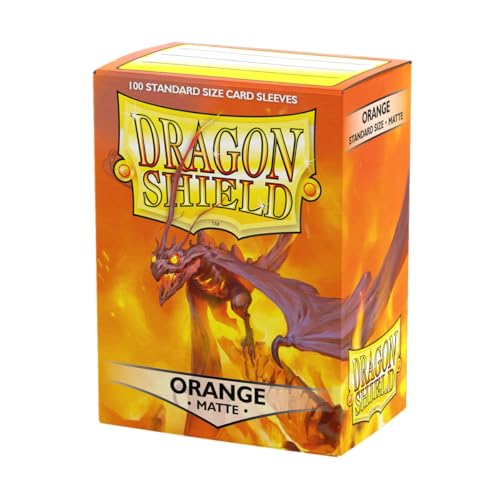 Dragon Shield Matte Orange Card Sleeves (ART11013)