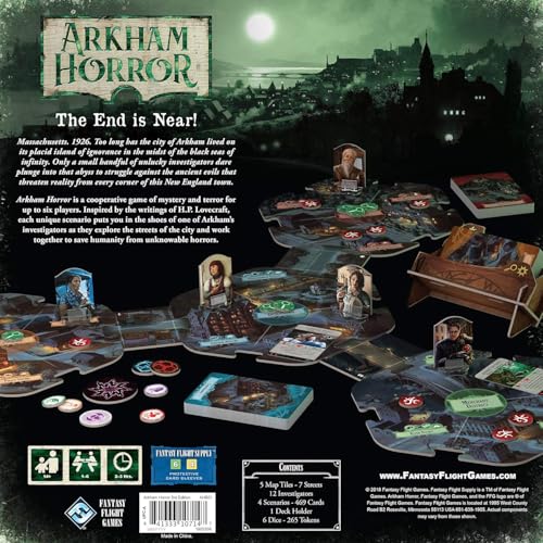 Fantasy Flight Games Arkham Horror Third Edition Base Game 7