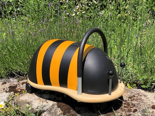 Wheelybug Toddler Wooden Ride-On - Small Bee | Ages 1-3 Years | Multi-Directional Castors 14