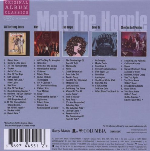 Mott The Hoople - Original Album Classics [5 CD Box set]