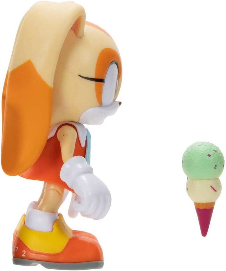 Sonic The Hedgehog - Cream 4" Figure with Ice Cream Accessory