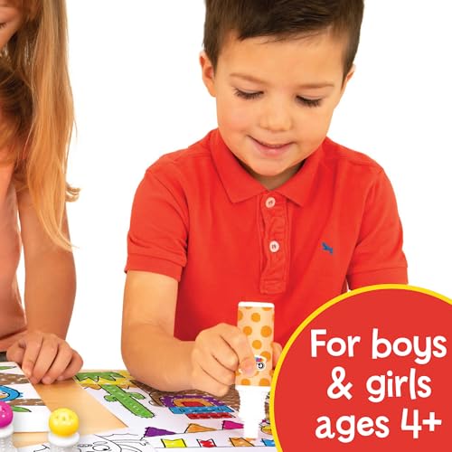 Galt Dot & Dab Craft Kit for Kids - Mess-Free Dot Art Set with 7 Anti-Leak Dabbers 9