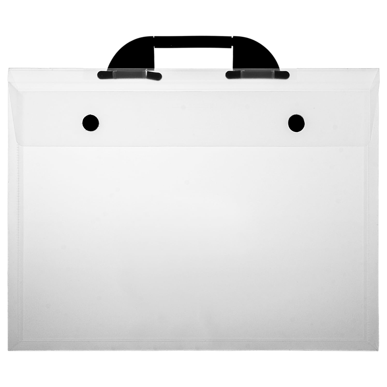 ASelected Art Portfolio Folder - A3 Size Crystal Clear Carry Case with Handle | PP Material 1
