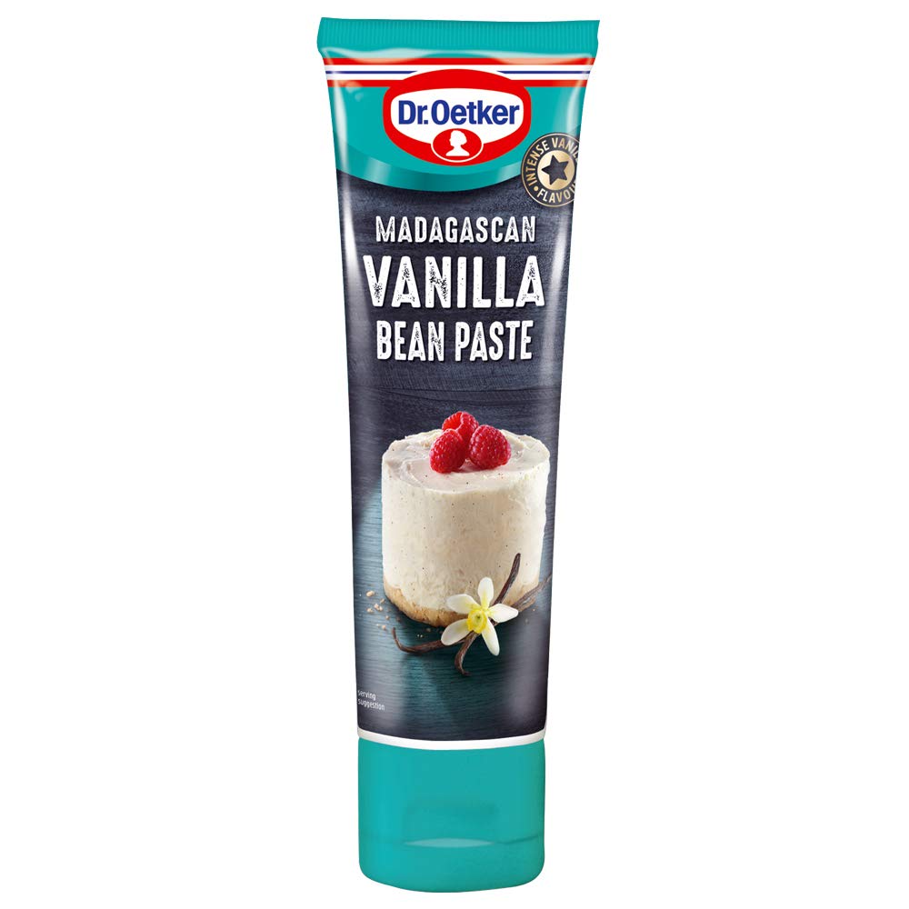 Dr. Oetker Madagascan Vanilla Bean Paste - Natural Baking Ingredient with Real Seeds