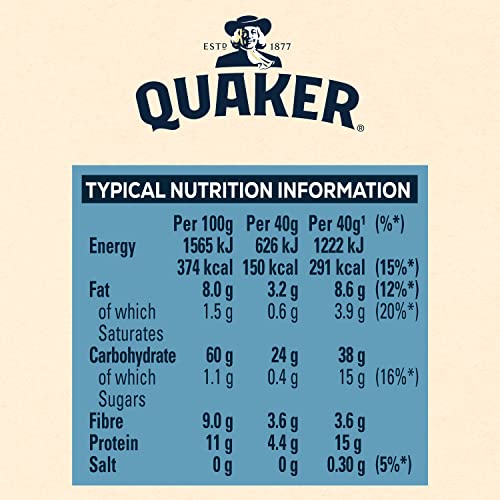 Quaker British Porridge Rolled Oats 1kg 9