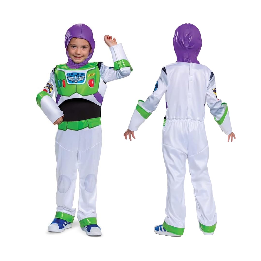 Disguise Disney Classic Adaptive Buzz Lightyear Costume - Boys Size 5-6 Years | Cotton