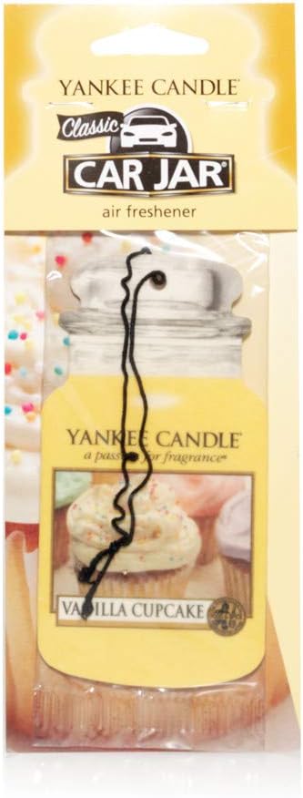 Yankee Candle Vanilla Cupcake Scented Air Freshener Car Jar (5038580069655)