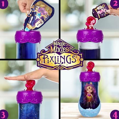 Magic Mixies Pixlings Deluxe Pack - Pippa the Firehorse with Shimmer Reveal & Mini Mixie 9