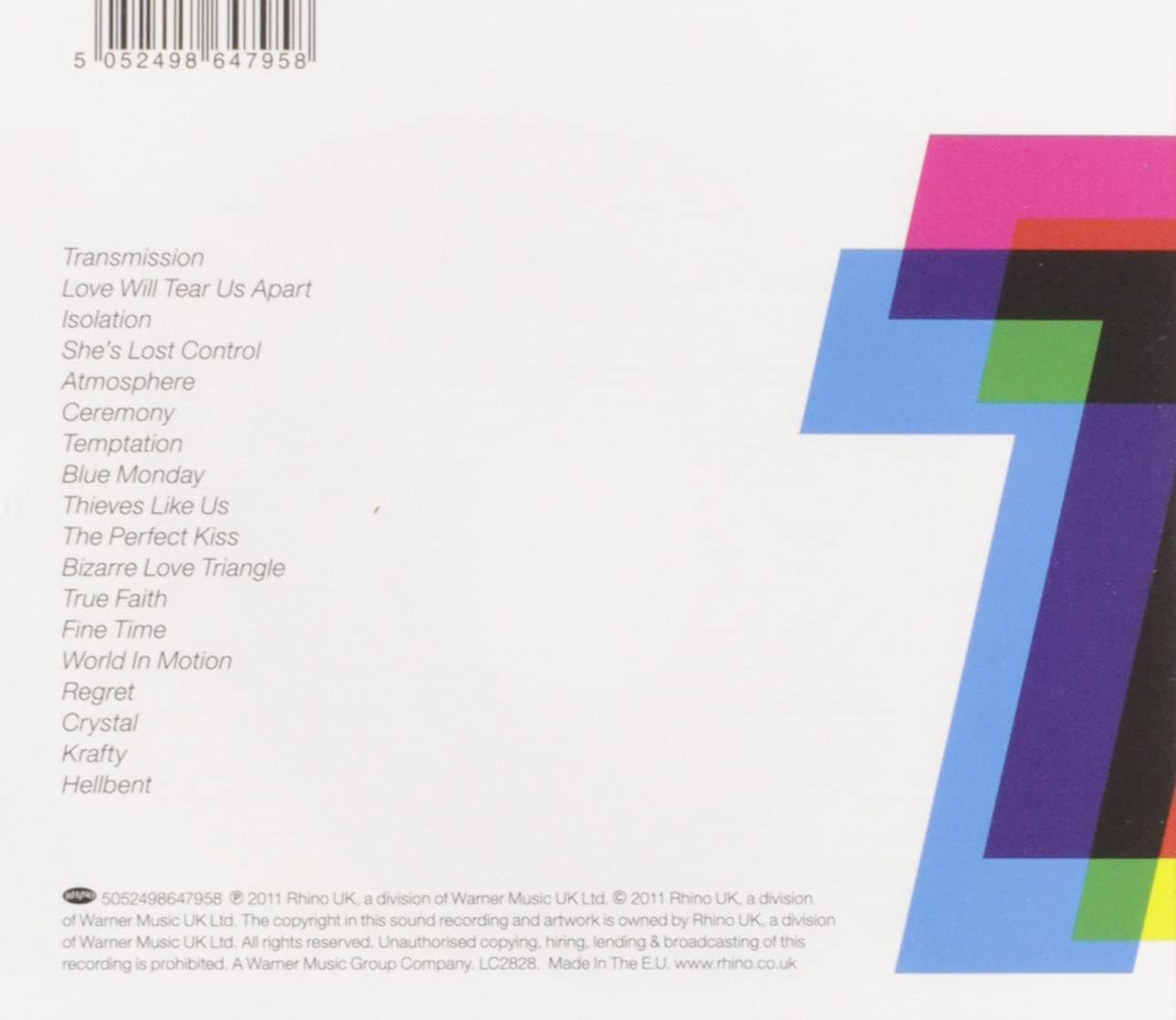 New Order - Total: From Joy Division To New Order [Audio CD]