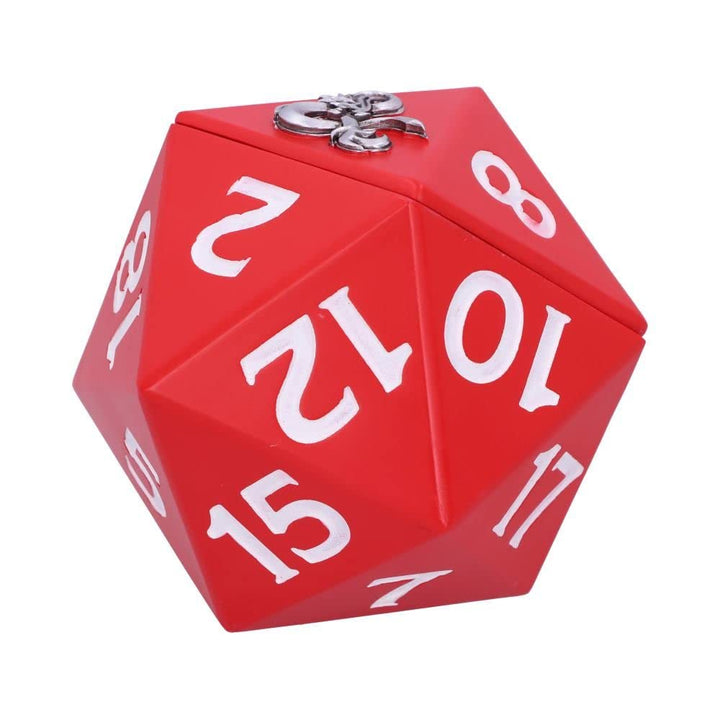 Nemesis Now Dungeons & Dragons D20 Dice Storage Box Red Resin